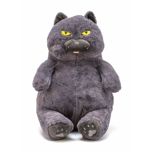 Мягкая игрушка Кот-Бегемот\ Кот обнимашка, 40 см, серый