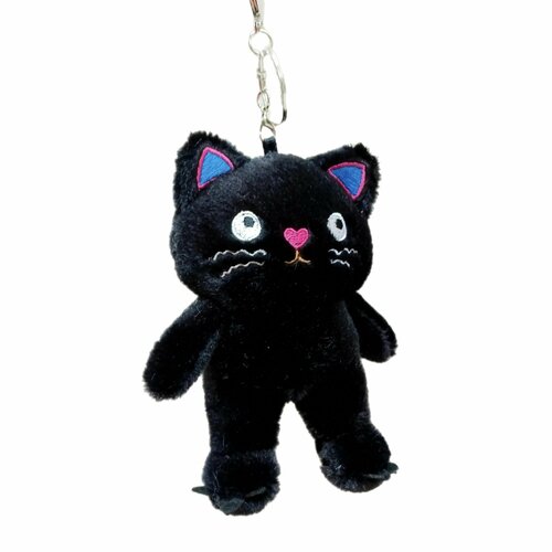 Брелок Котик ароматизированый с запахом малины черный кот