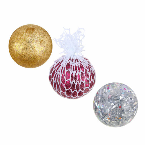 LASTIKS Игрушка-антистресс, TPR, полиэстер, 6см, 5 дизайнов, 12 штук