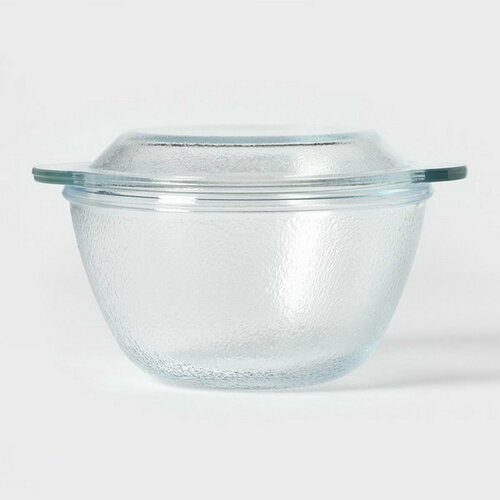 Форма стеклянная для запекания Горшочек с крышкой d18 см h125 см 1137₽