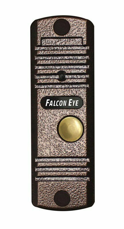 Видеопанель Falcon Eye FE-305C (медь), цветная, накладная, медный