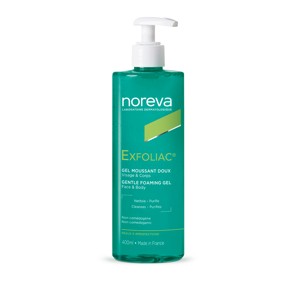 Noreva Exfoliac Мягкий очищающий гель для лица и тела 400 мл 1 шт