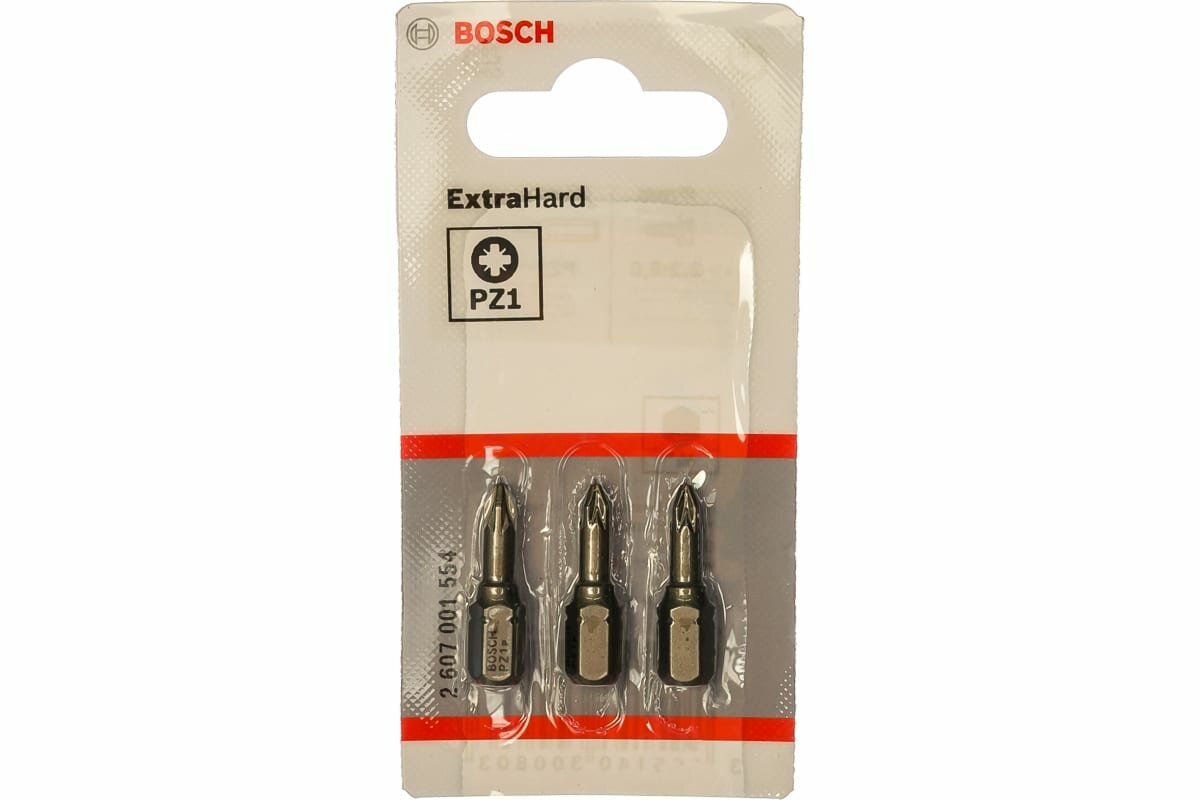фото Биты BOSCH PZ1/25мм ХН, уп.3шт