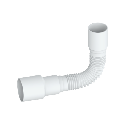 Гофра для раковины РМС ГО-04 белый 106₽