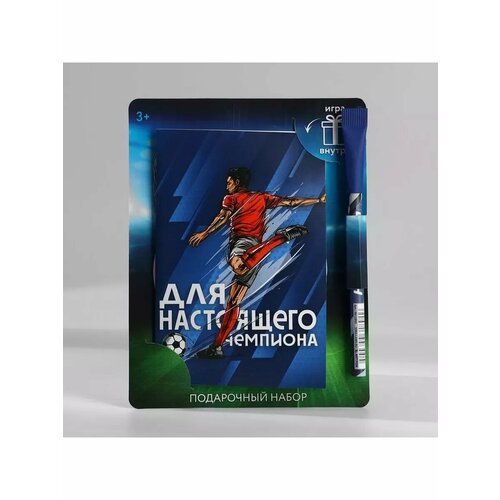 Блокнот с раскраской А6 и ручка Для настоящего чемпиона 516₽