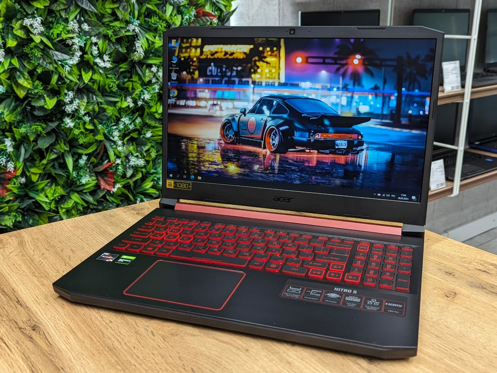 Игровой ноутбук Acer Nitro 5/15.6 IPS /AMD Ryzen 5 3550H/8Gb/256GB SSD/GTX1650//Win 10Pro