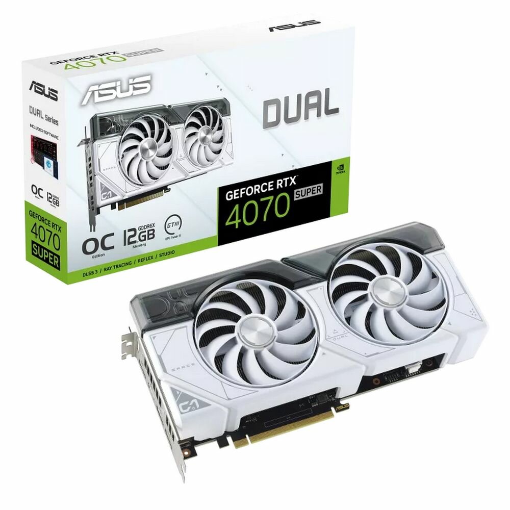 ASUS GeForce DUAL RTX 4070 Super O12G WHITE (90YV0K84-M0NA00)