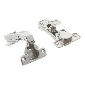 Петля мебельная Click 180град. угловая с ответной планкой и доводчиком (2 шт.)