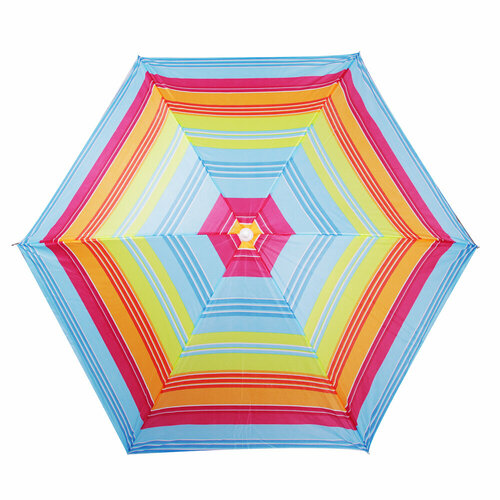 Яркое лето Зонт пляжный 170Т полиэстер d160см h170см 1619мм стойка в чехле 953₽