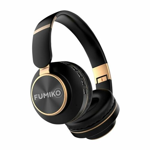 Полноразмерные беспроводные наушники FUMIKO GOLDER черные 1400₽