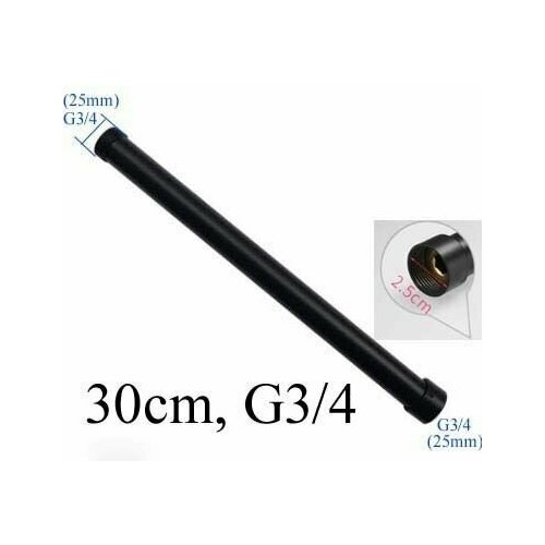 Удлинитель для душевой колонны CHAMPION чёрный 30 см LONGER 950₽