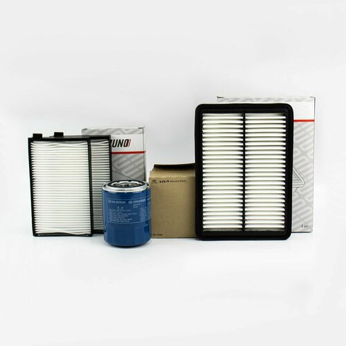 Комплект фильтров для ТО ASHUNO салонныйвоздушныймасляный Хендай h1 263304X000 2656₽