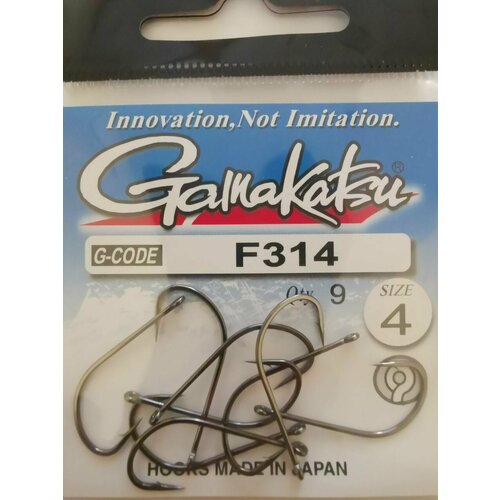 Крючок Gamakatsu F314 №4 (9шт)
