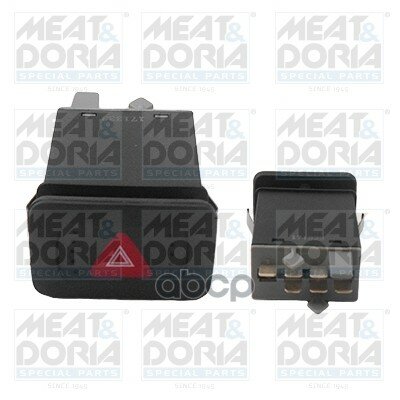 Выключатель VW Golf (97-06), Bora (99-05) аварийной сигнализации (клавиша) MEAT&DORIA MEAT & DORIA арт. 23611