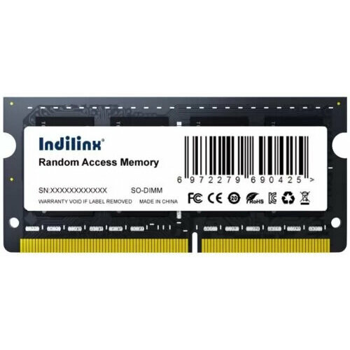 Оперативная память Indilinx SODIMM DDR4 32Gb 3200MHz PC-25600 CL16 12V IND-ID4N32SP32X 838500₽