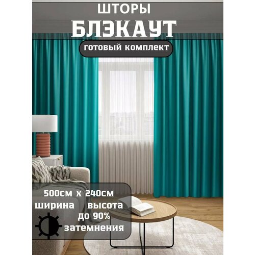 Шторы блэкаут для гостиной 500х240