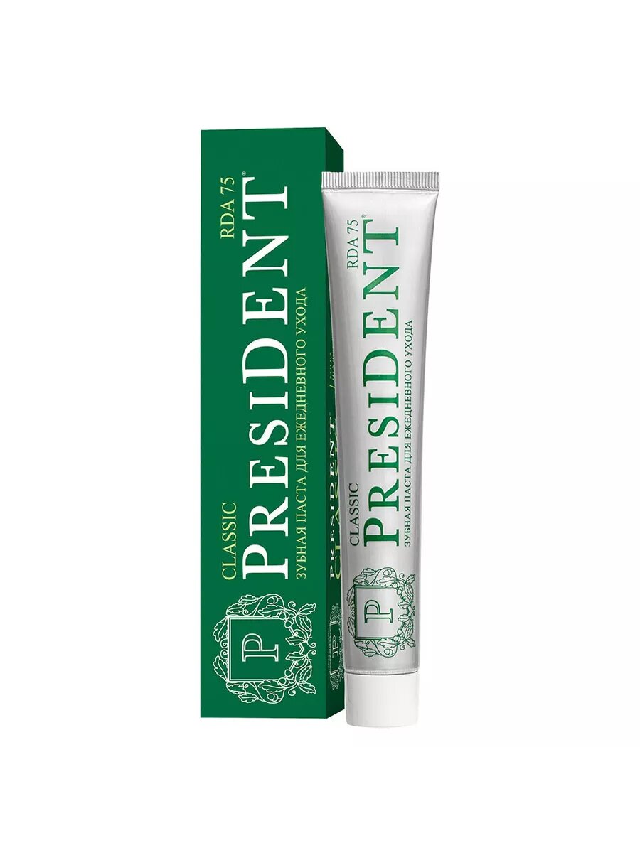 Зубная паста PRESIDENT Classic, 75 г