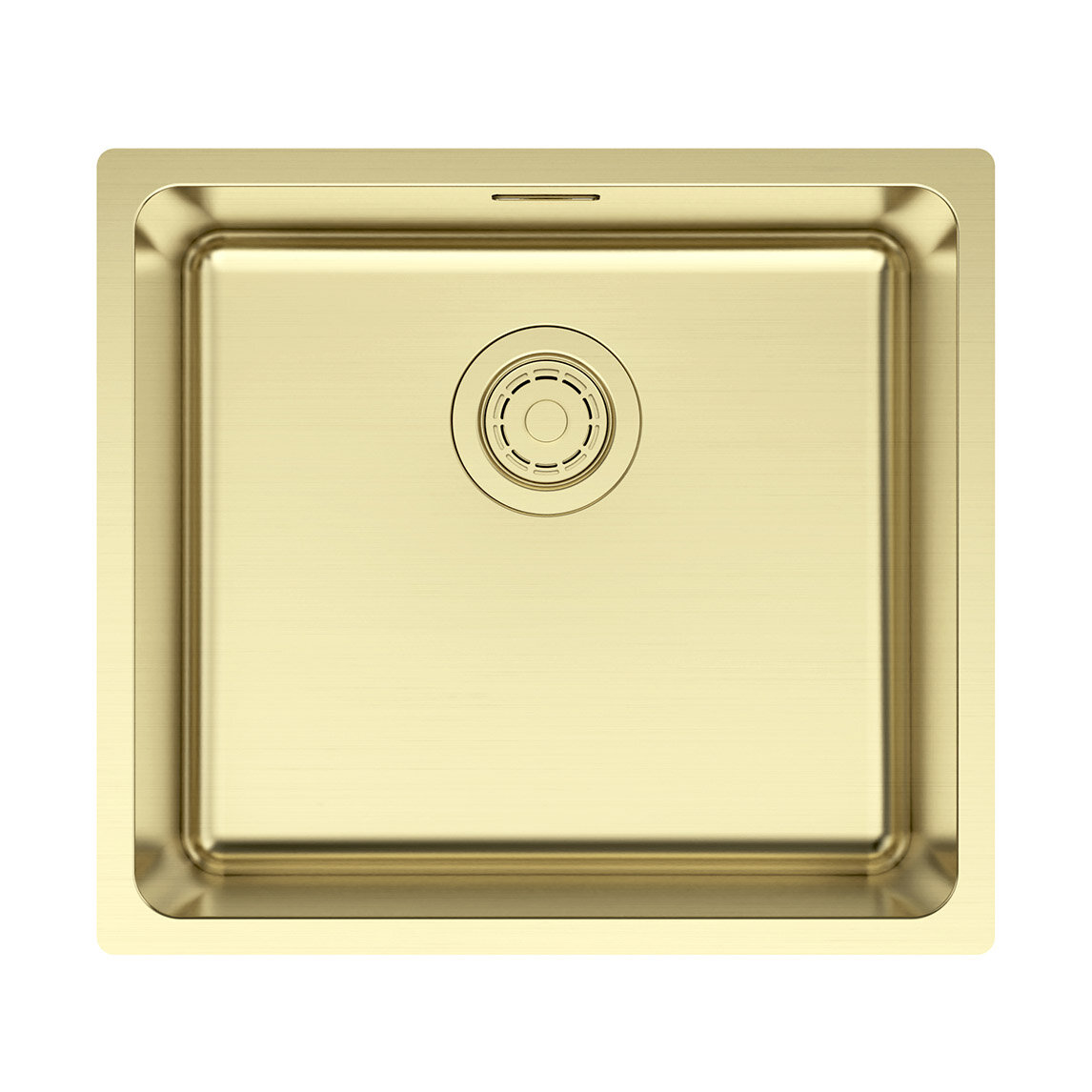 Кухонная мойка Paulmark YUNI 49 UNI YU49-LG светлое золото Нержавеющая сталь