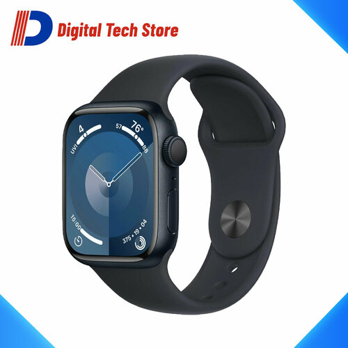 Умные часы Apple Watch Series 9 41 мм ML Aluminium Case GPS midnight Sport Band 5849000₽