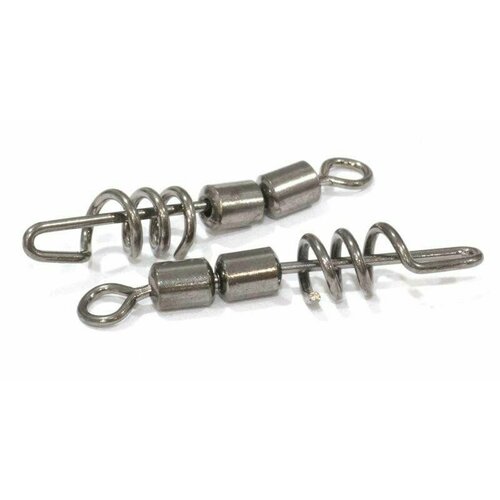 Застежка Kosadaka спиральная с двойным высокоскоростным вертлюгом 3275 BN, №6, 30кг, уп. 3 шт.