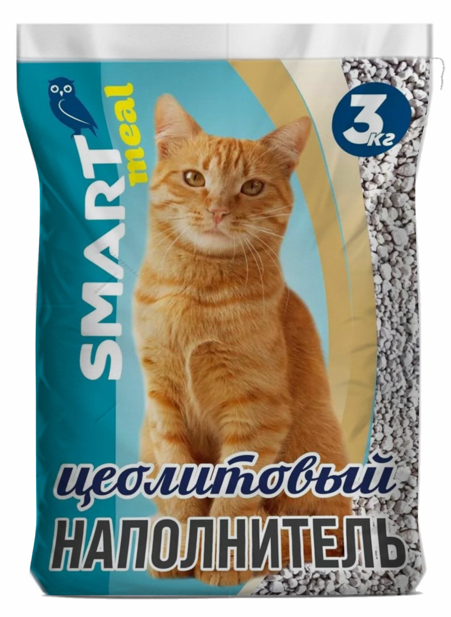 Цеолит наполнитель для кошачьего туалета 3 кг 