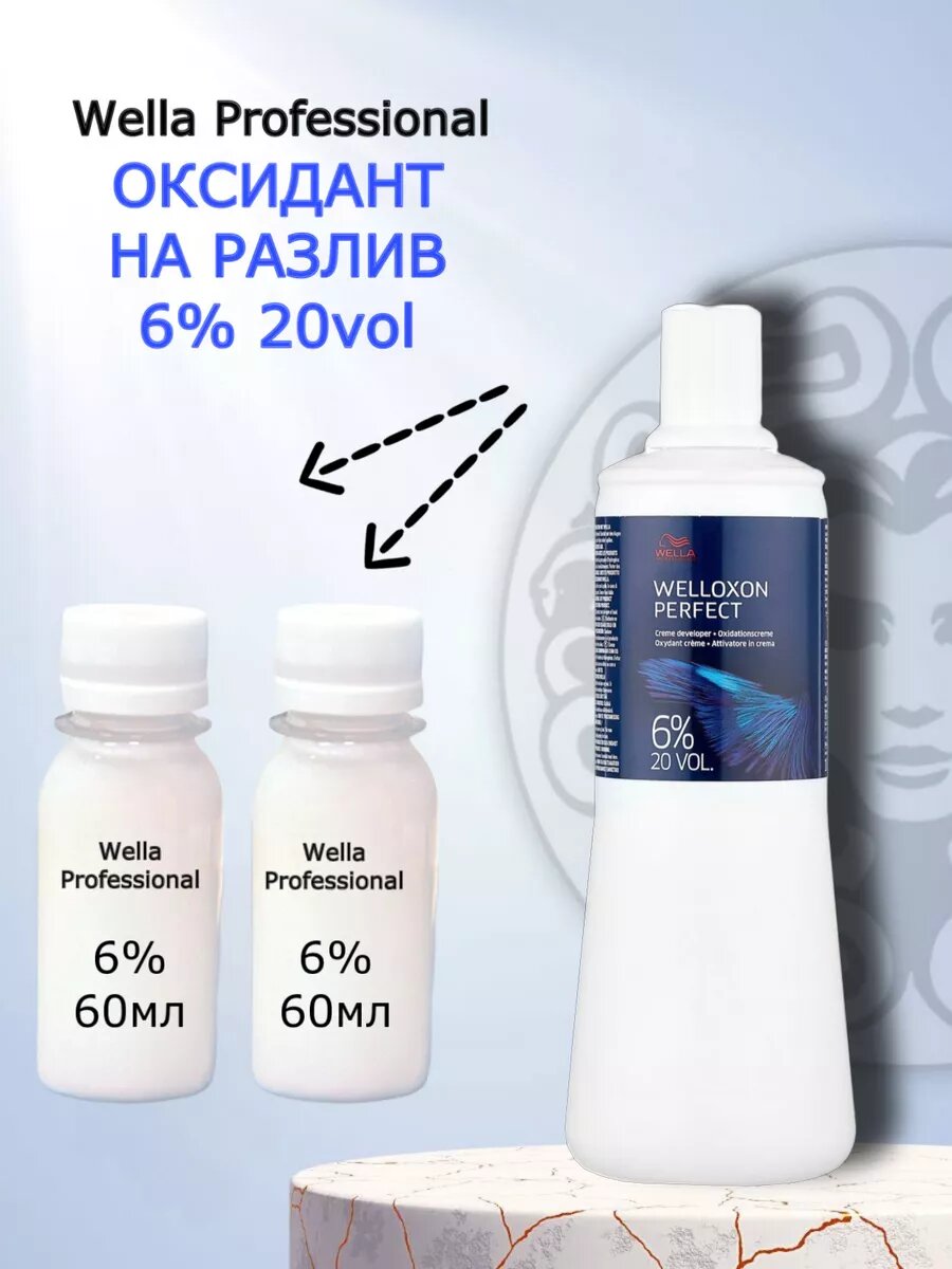 Окислитель WELLOXON PERFECT 6% в разлив 60мл+60мл