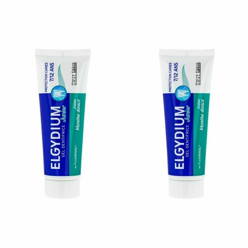 ELGYDIUM НАБОР Зубная паста-гель для детей 7-12 лет MILD MINT 2 х 50 мл 890₽