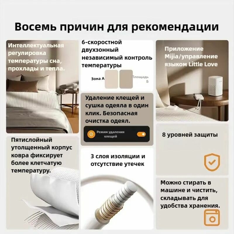 Электроодеяла Xiaomi Электроодеяло