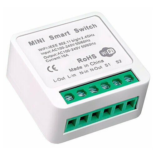 Умное реле CARCAM Tuya Smart Switch 16A Mini Switch TDQ 998₽