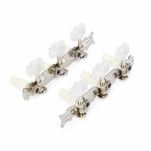 Комплект колковой механики для классической гитары с втулками 35 мм Ручки гладкие слоновая кость 899₽