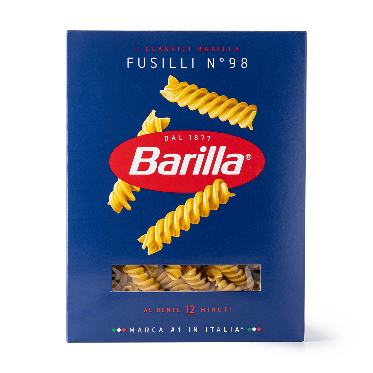 Макароны Barilla Fusilli №98, из твердых сортов, без добавок, 450 г — фото 1