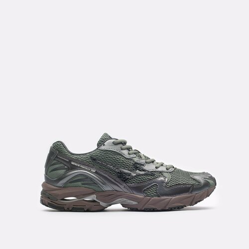 фото Кроссовки mizuno wave rider 10, размер 8 us, agave green metallic grey
