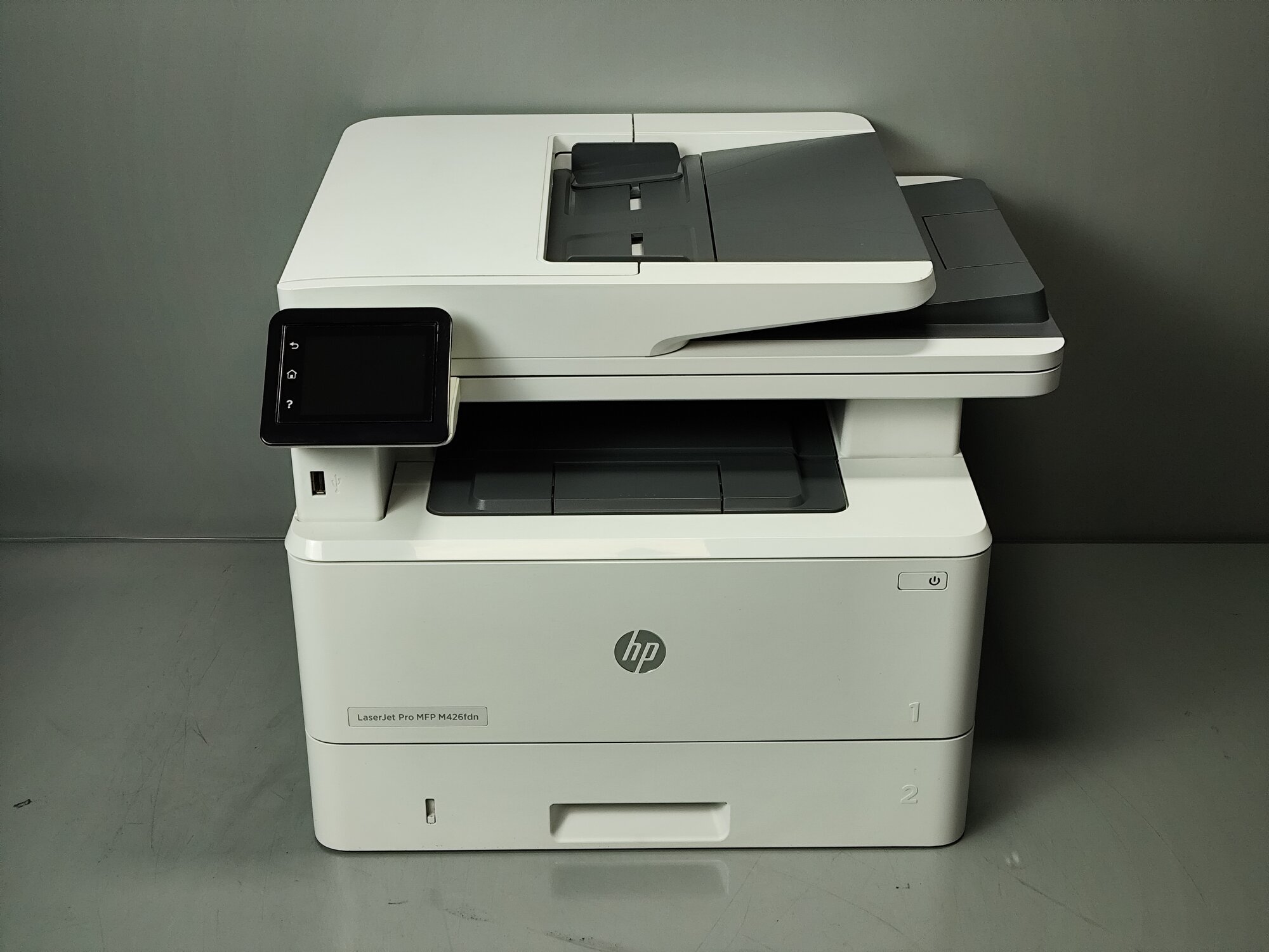 МФУ лазерный HP LaserJet Pro M426fdn RU (F6W17A) A4 Duplex Net серый/черный