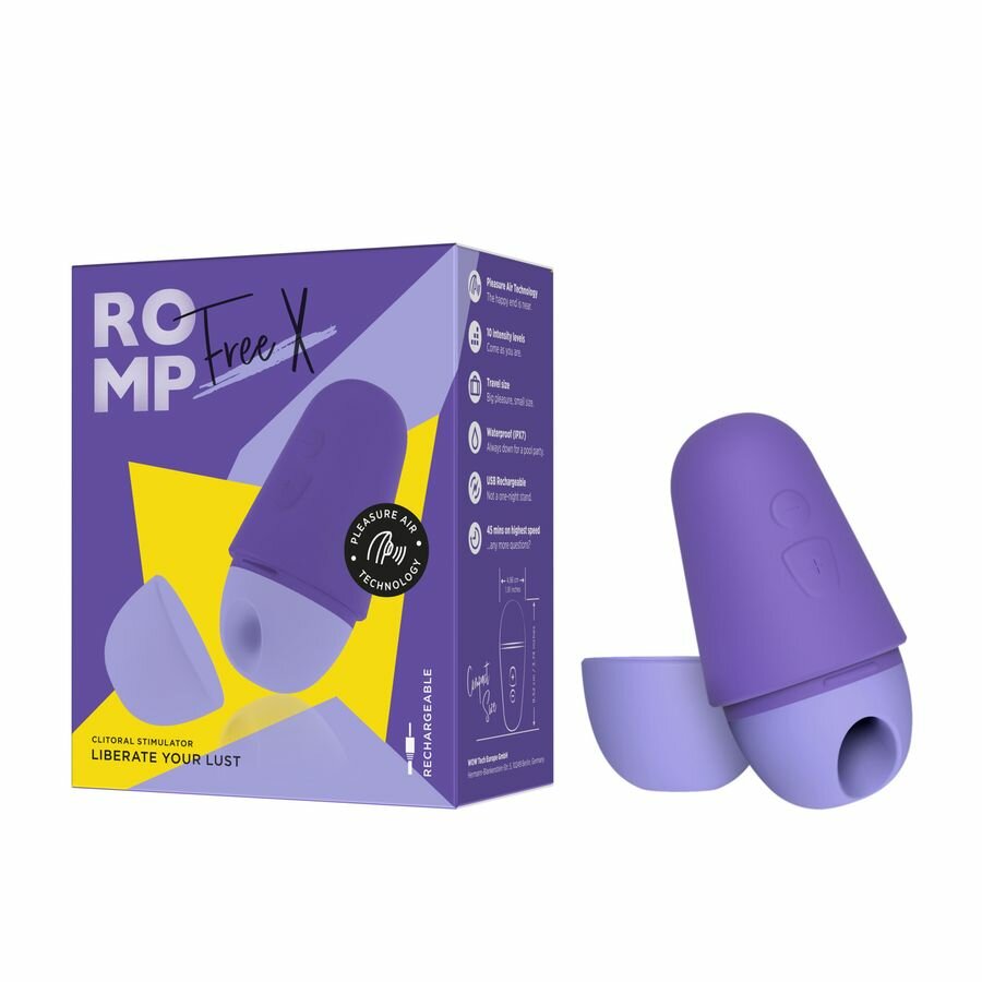 Бесконтактный клиторальный стимулятор Romp Free X с крышечкой