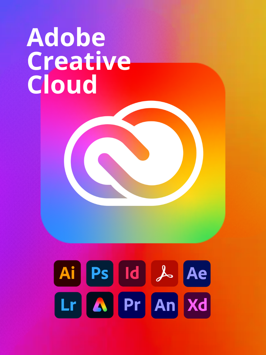 Adobe Creative Cloud Подписка на 1 месяц. Приложения и Нейросети (1000 генераций). Русский язык. Работает в РФ