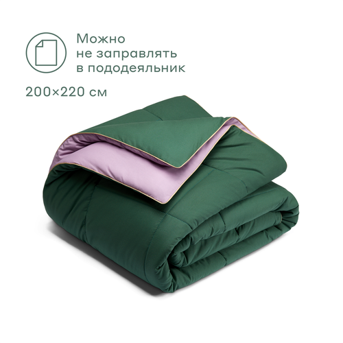 фото Одеяло-комфортер pragma pulek евро лотосово-зеленый 200*220 см