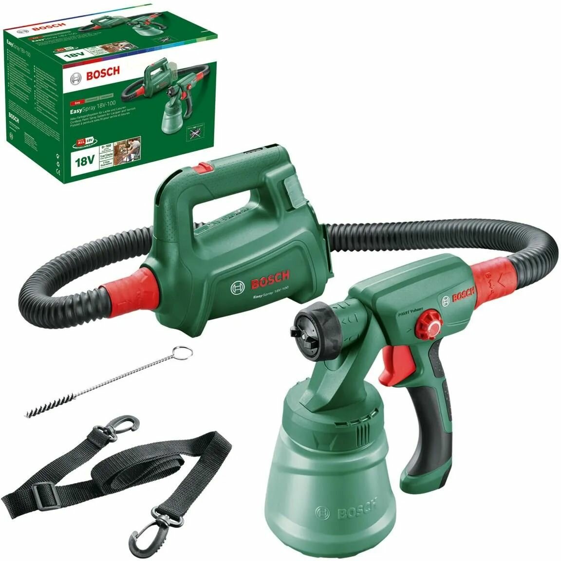 Аккумуляторный краскопульт Bosch EasySpray 18V-100 (0603208000) без АКБ и ЗУ