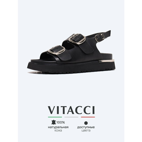 фото Сандалии vitacci, размер 39, черный