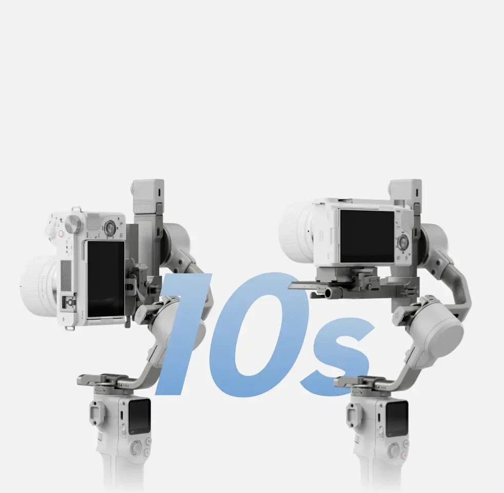 Стабилизатор DJI RS 4 Mini Combo для смартфонов и беззеркалок, нагрузка до 2кг. — фото 1