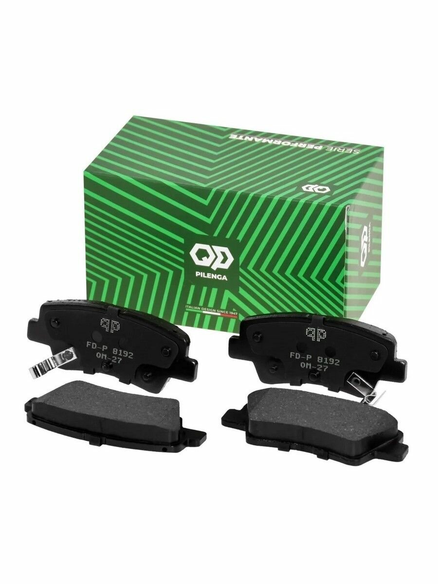 Тормозные колодки дисковые задние Pilenga FDP8192 для Kia Rio Hyundai Solaris