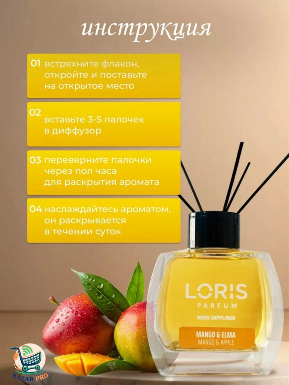 Аромадиффузор Loris Parfum, для дома/офиса/магазина/автомобиля, 120мл — фото 1