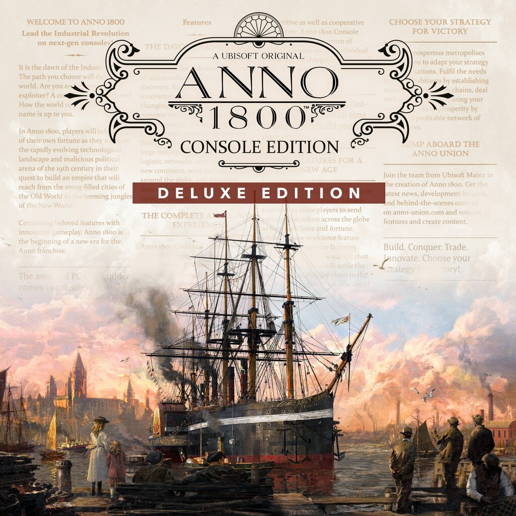 Игра Anno 1800 Console Edition - Deluxe для PS5. Цифровая версия. Активация на турецкий аккаунт