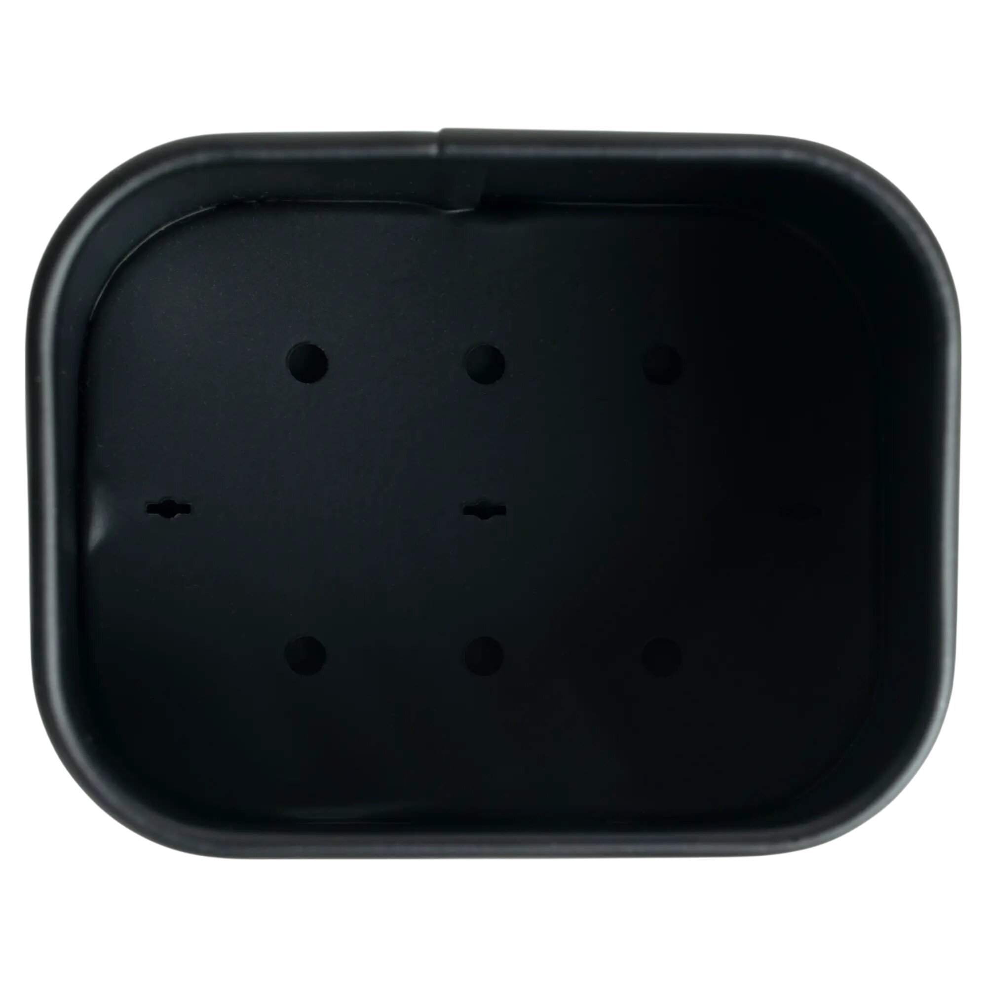 Подставка для губки настольная 11x8.5x8.5 см металл цвет черный