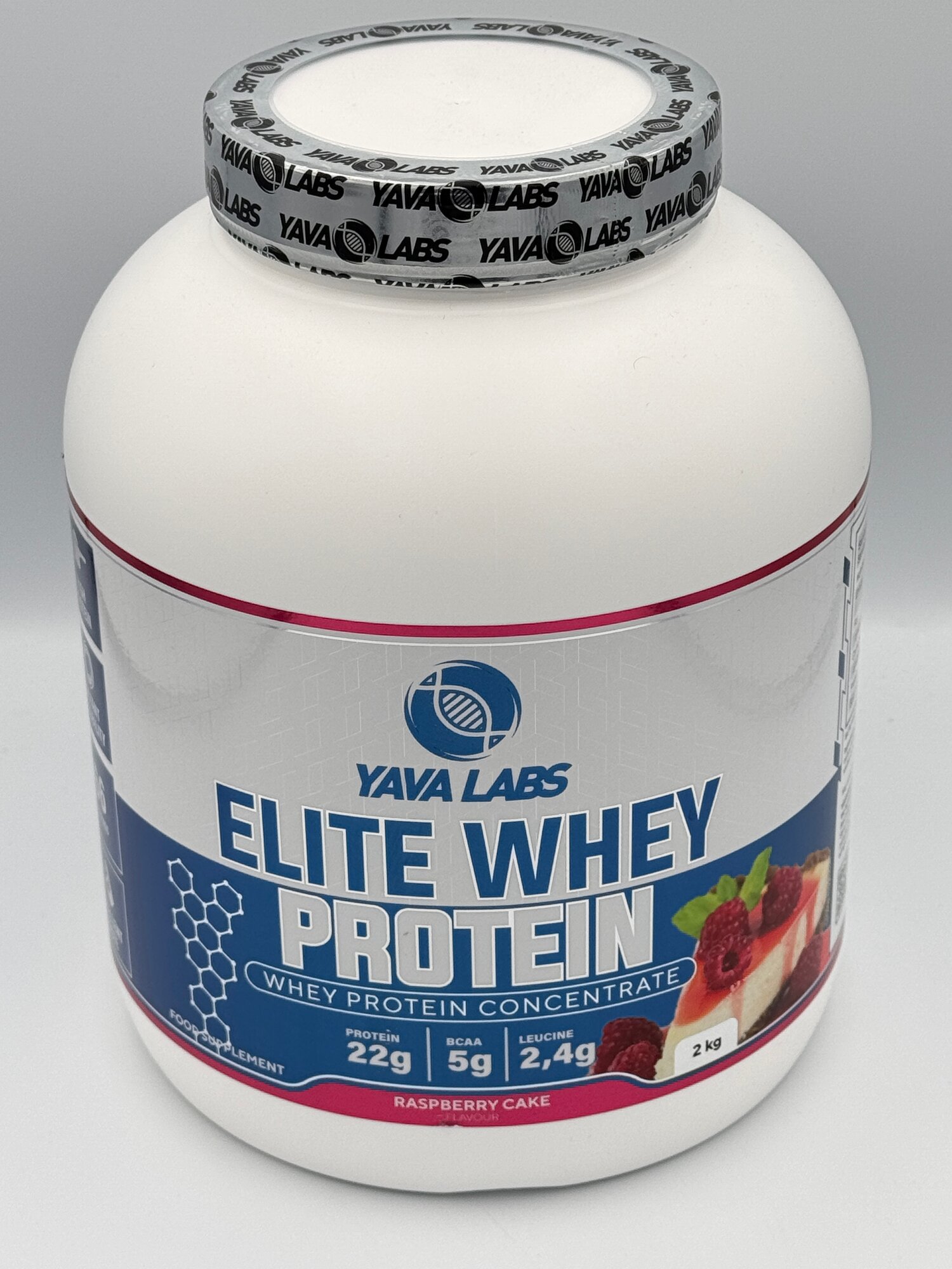 Yava Labs Whey 2kg Raspberry cake протеин ява лабс Малина кейк для мышц