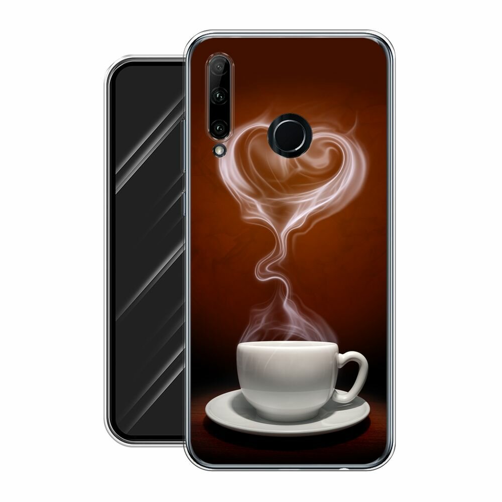 Чехол на Honor 10i/20 Lite 2019/20e/Huawei P Smart Plus 2019 / Хонор 10i с принтом "Кофейная любовь" — фото 1