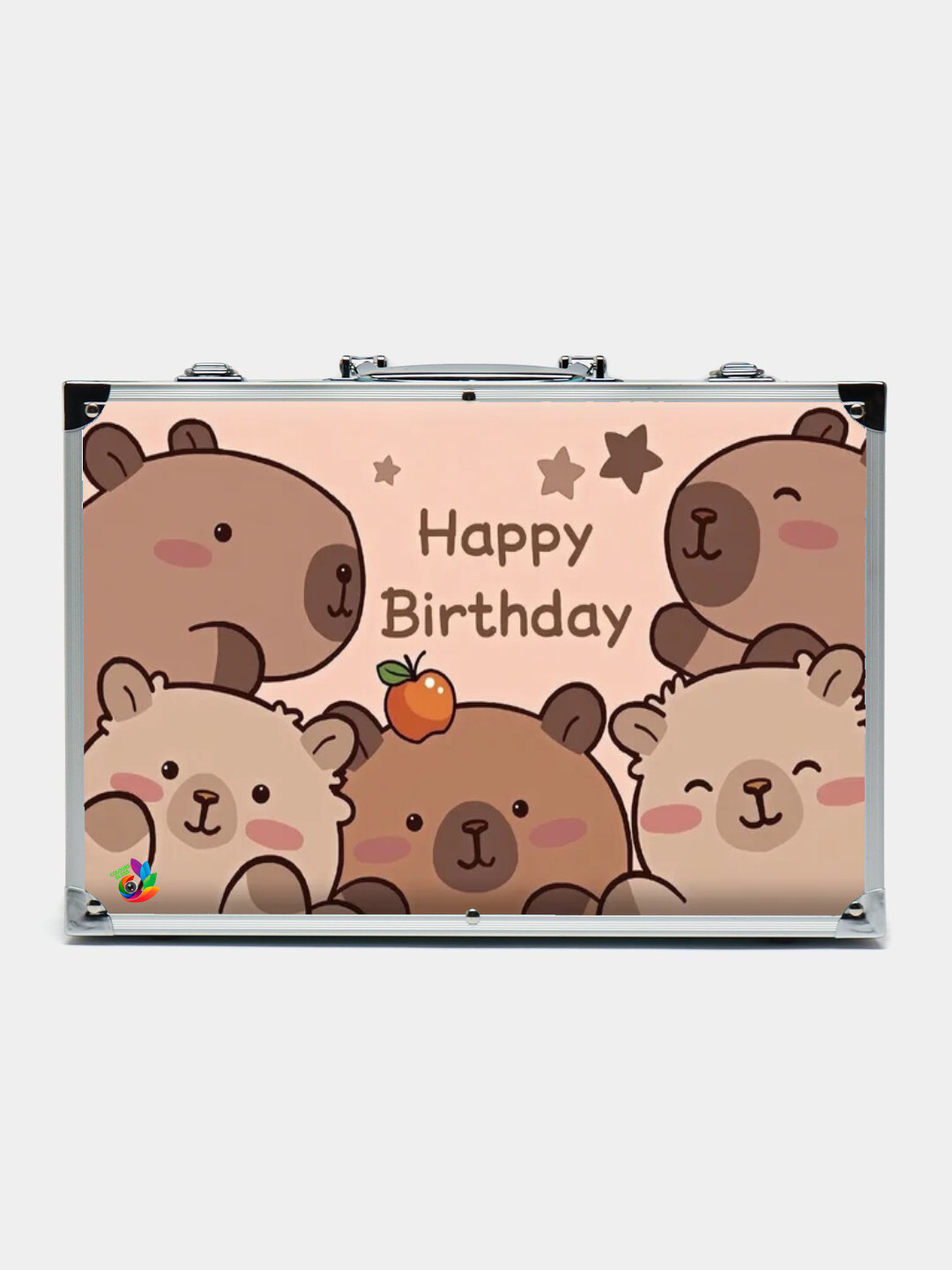 Набор для рисования и творчества, маркеры, карандаши в кейсе, в чемоданчике, детям, Capybara