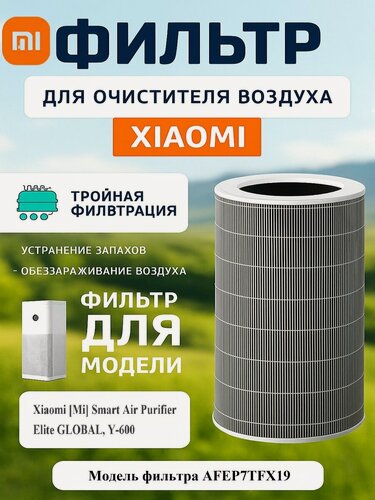 Изображение товара Очиститель воздуха Xiaomi Smart Air Purifier Elite Filter, Y-600 (BHR6358GL) ，AFEP7TFX19