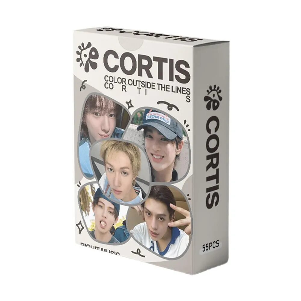 Фотокарточки Cortis с лазерной резкой (50 шт.) / Товары со знаменитостями, предметы коллекционирования / Подарки для фанатов
