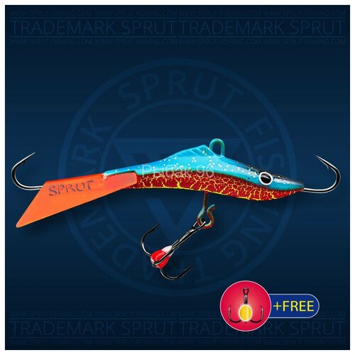 фото Балансир рыболовный sprut mikari №9 22г 75мм rb+тр. с ф/к