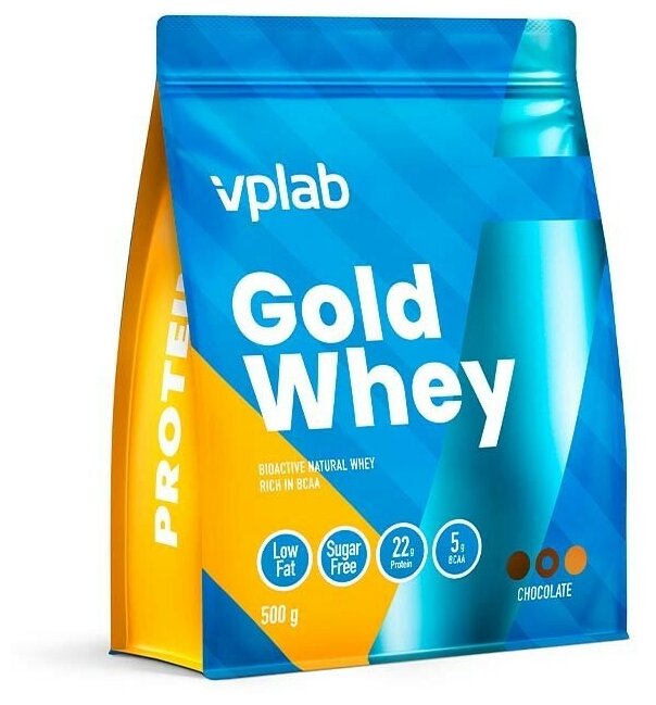 Сывороточный протеин / VPLAB / Gold Whey / 500 g / Chocolate